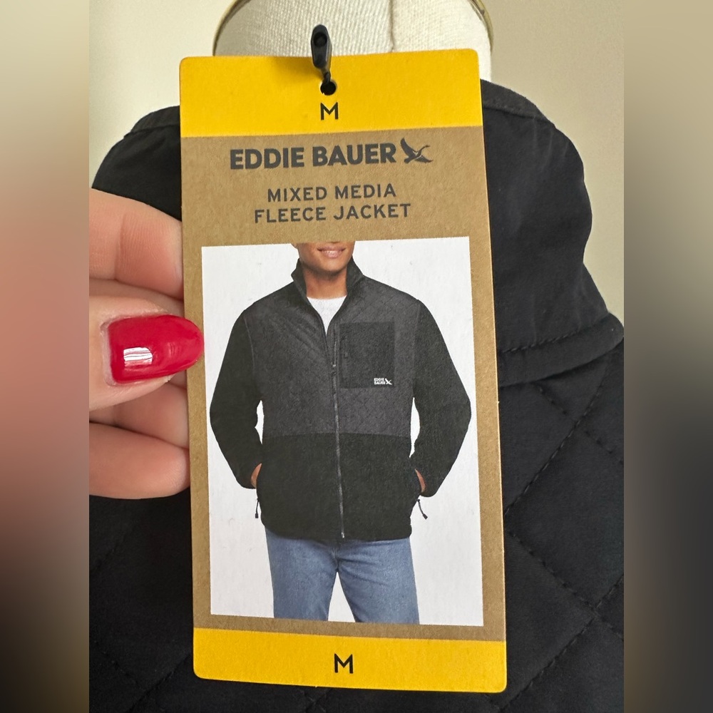 NWT Eddie Bauer Mixed Media Jacket- Medium - Picture 6 of 10